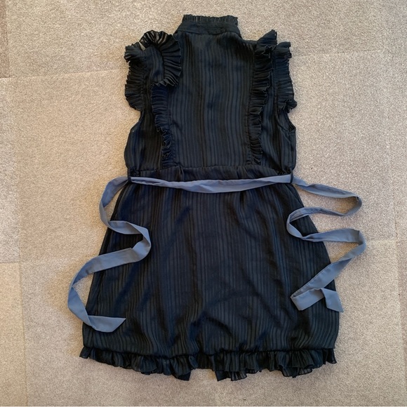 Poetry Black Ruffled Dress - Picture 2 of 8